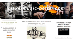 Desktop Screenshot of make-music-better.com
