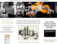 Tablet Screenshot of make-music-better.com